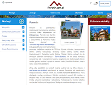 Tablet Screenshot of poronin.com.pl